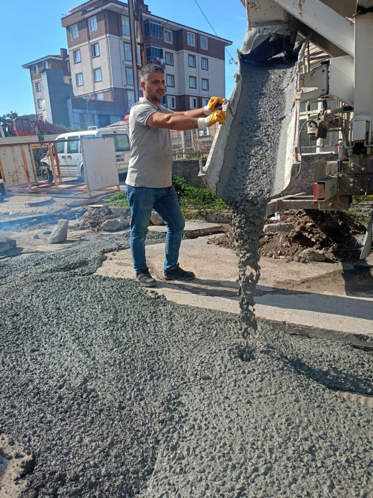 ÖRENCİK MAHALLESİNDE ALTYAPI SORUNU TARİH OLUYOR!