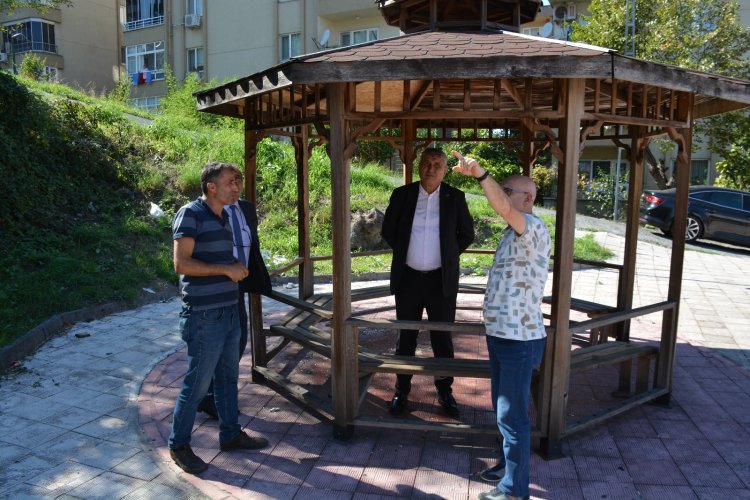 BELEDİYE BAŞKANIMIZ SADIK RECEP KARA SAHADA İNCELEMELERDE BULUNDU