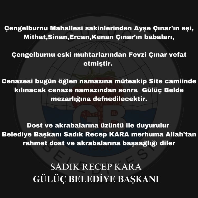 Vefat & Başsağlığı