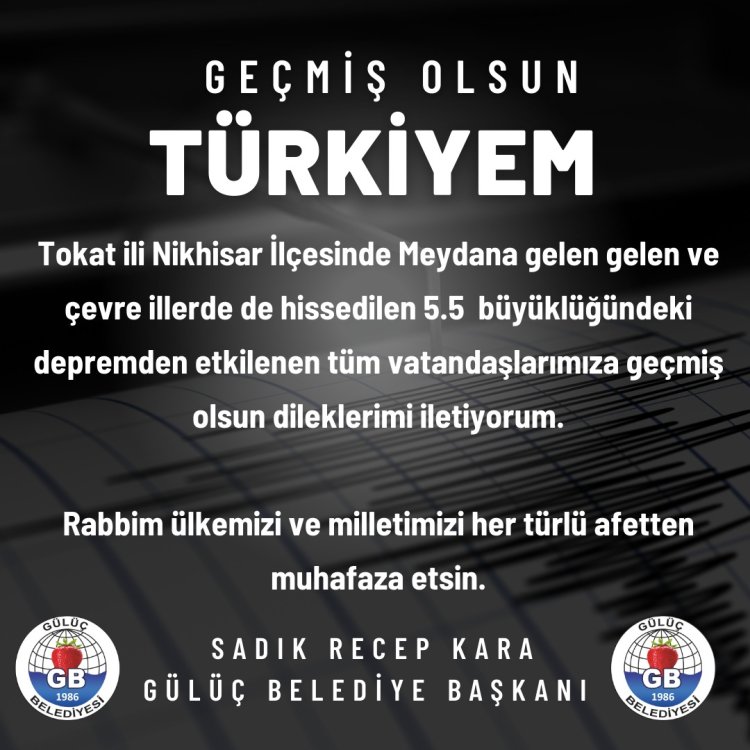 GEÇMİŞ OLSUN TÜRKİYEM...