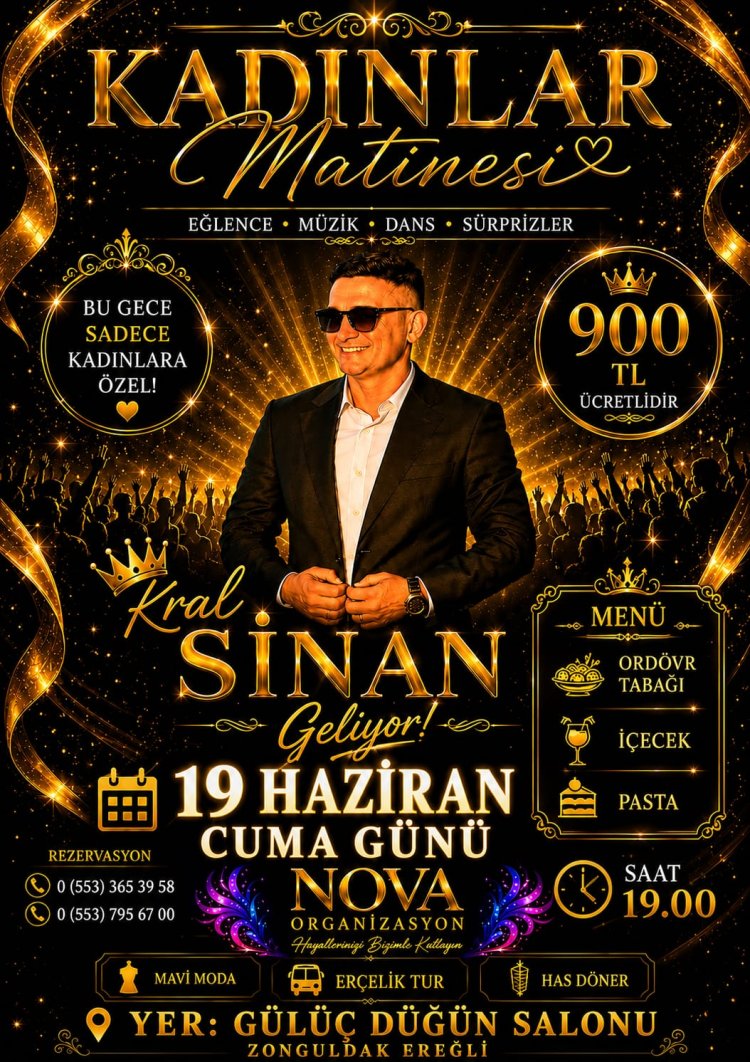 HANIMEFENDİLERE ÖZEL MUHTEŞEM BİR GECEYE DAVETLİSİNİZ!