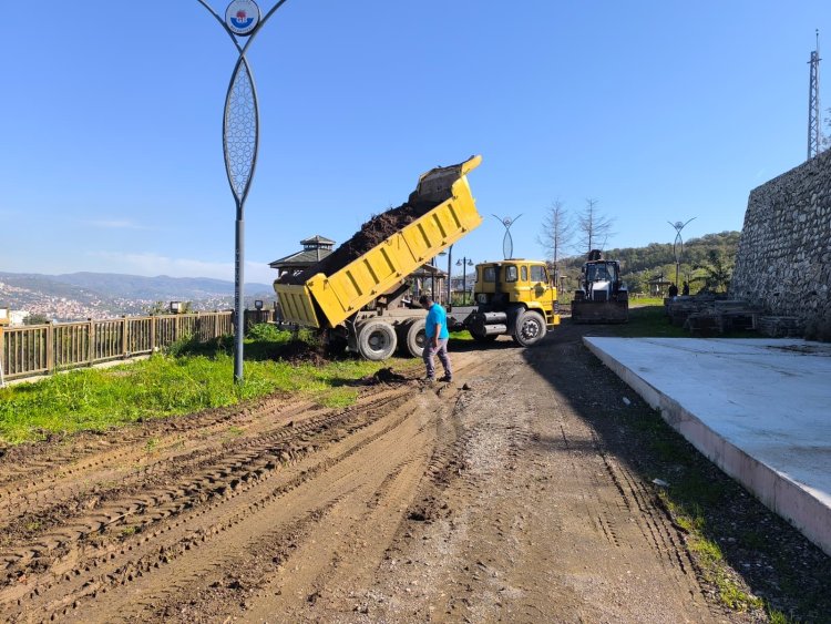 GÜLÜÇ BELEDİYESİ MİLLET BAHÇESİNDE İNCELEMELERDE BULUNDUK...