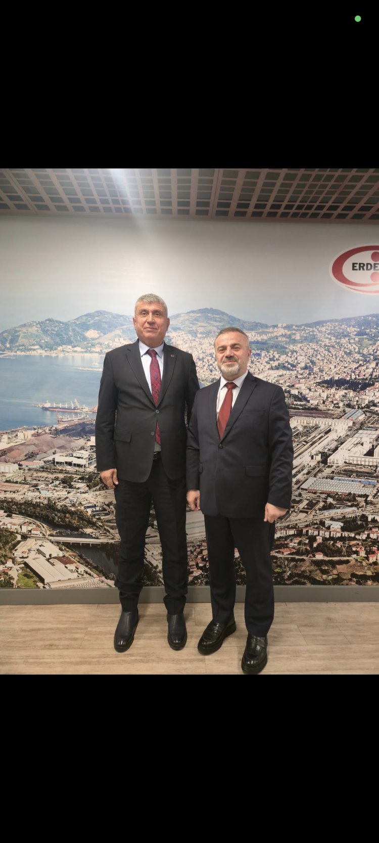 ERDEMİR GENEL MÜDÜRÜ ŞABAN YAZICIYA ZİYARETTE BULUNDUK...