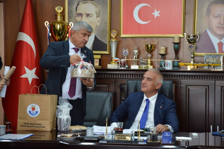 SAYIN KÜLTÜR VE TURİZM BAKANIMIZI AĞIRLADIK