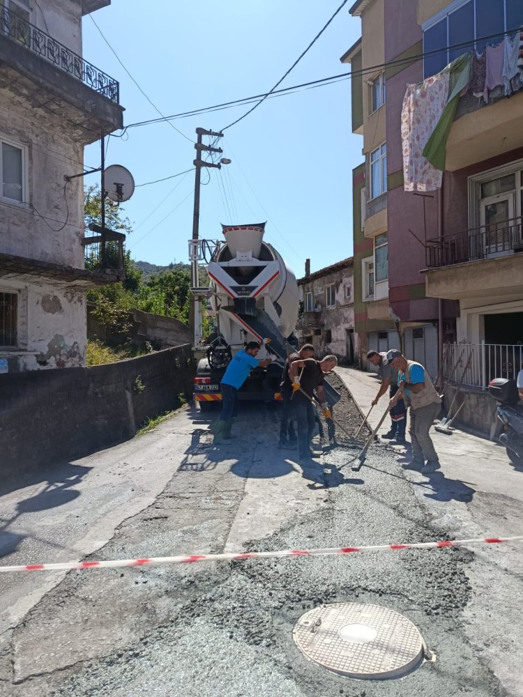 ÖRENCİK MAHALLESİNDE ÇALIŞMALAR SÜRÜYOR!