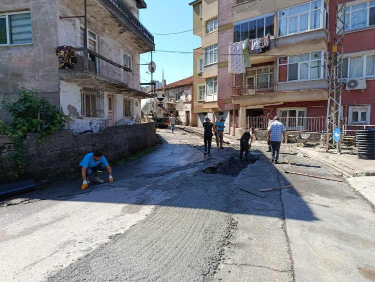 ÖRENCİK MAHALLESİNDE ÇALIŞMALAR SÜRÜYOR!