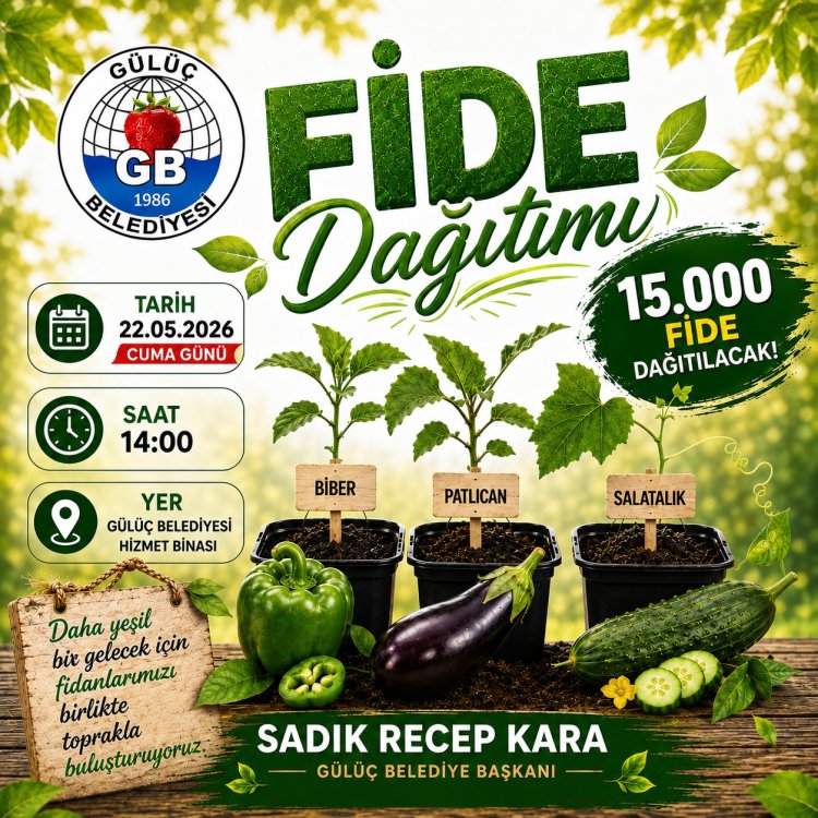 FİDE DAĞITIMI BAŞLIYOR