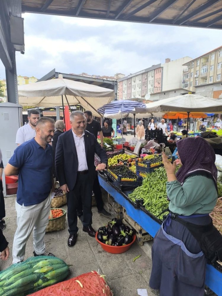 Kdz. Ereğli Kapalı Pazaryeri’nde Esnaf ve Hemşehrilerimizle Bir Aradayız