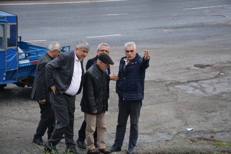BELEDİYE BAŞKANIMIZ SADIK RECEP KARA İNCELEMELERDE BULUNDU...
