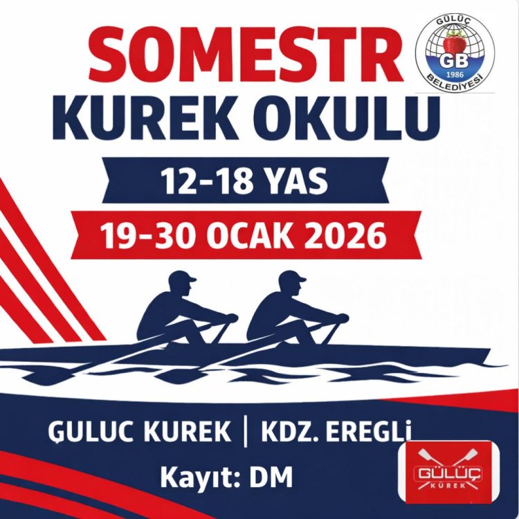 Sömestr Tatili Kürek Okulu Başlıyor!