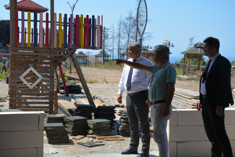 BELEDİYE BAŞKANIMIZ GÜLÜÇ MİLLET BAHÇESİNE İNCELEMELERDE BULUNDU