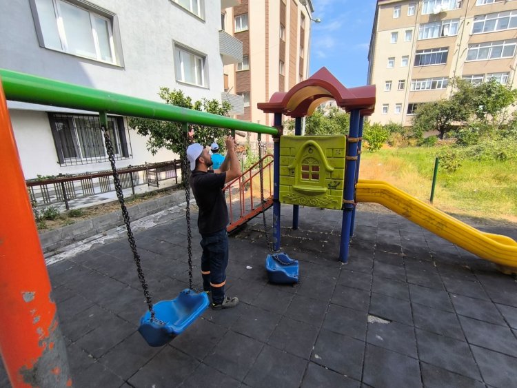 PARKLARIMIZDA BAKIM VE ONARIM ÇALIŞMALARI ARALIKSIZ OLARAK DEVAM EDİYOR...
