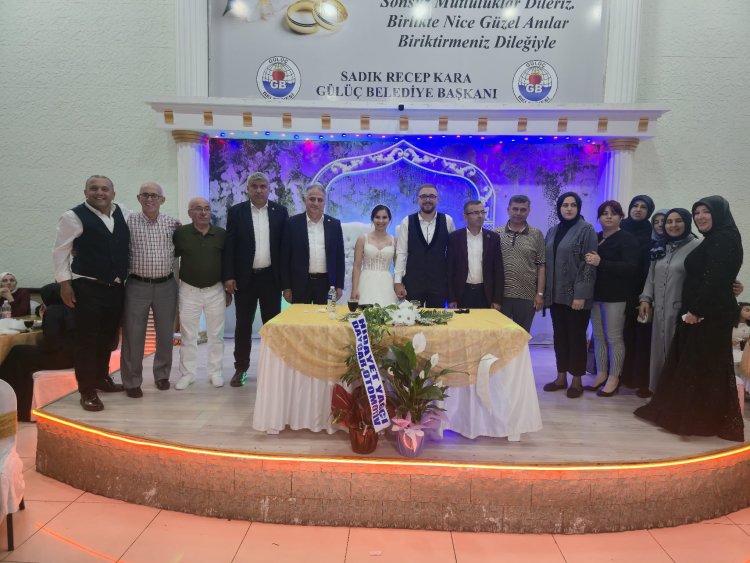 GENÇ ÇİFTİMİZE BİR ÖMÜR BOYU MUTLULUKLAR DİLERİZ