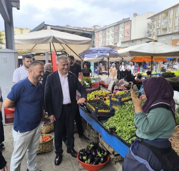 Kdz. Ereğli Kapalı Pazaryeri’nde Esnaf ve Hemşehrilerimizle Bir Aradayız