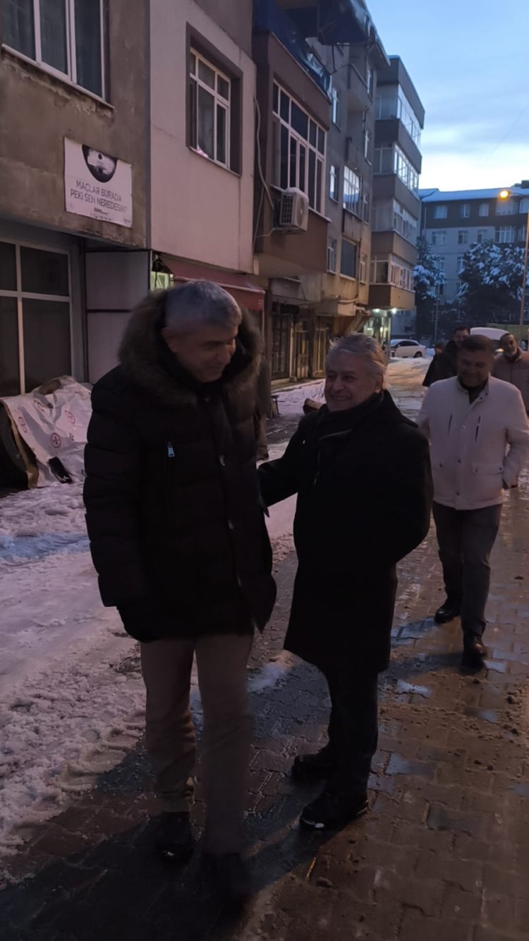 BELEDİYE BAŞKANIMIZ SADIK RECEP KARA İNCELEMELERDE BULUNDU...