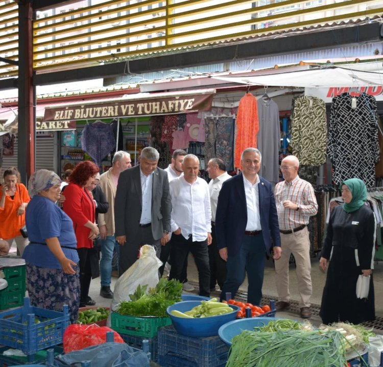 Kdz. Ereğli Kapalı Pazaryeri’nde Esnaf ve Hemşehrilerimizle Bir Aradayız
