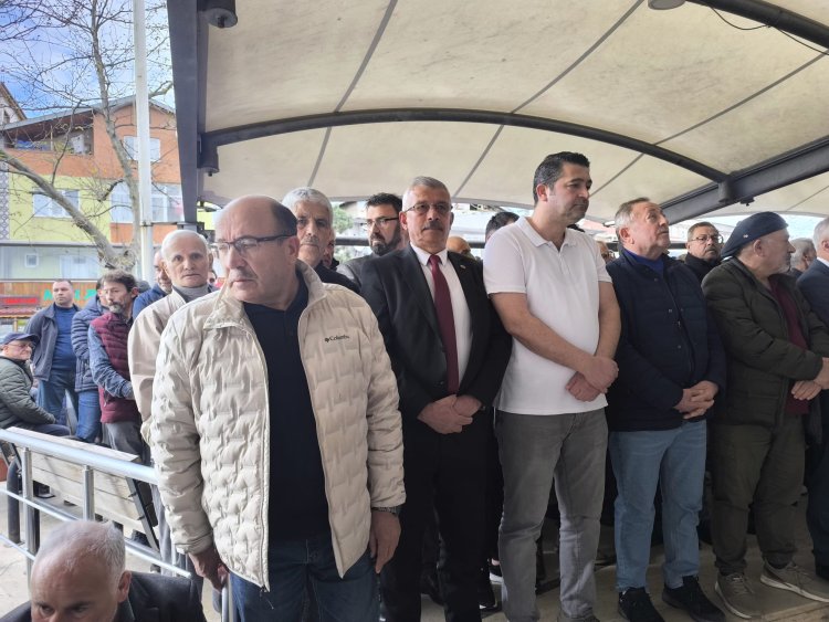 CENAZE MERASİMİNE KATILIM SAĞLADIK...