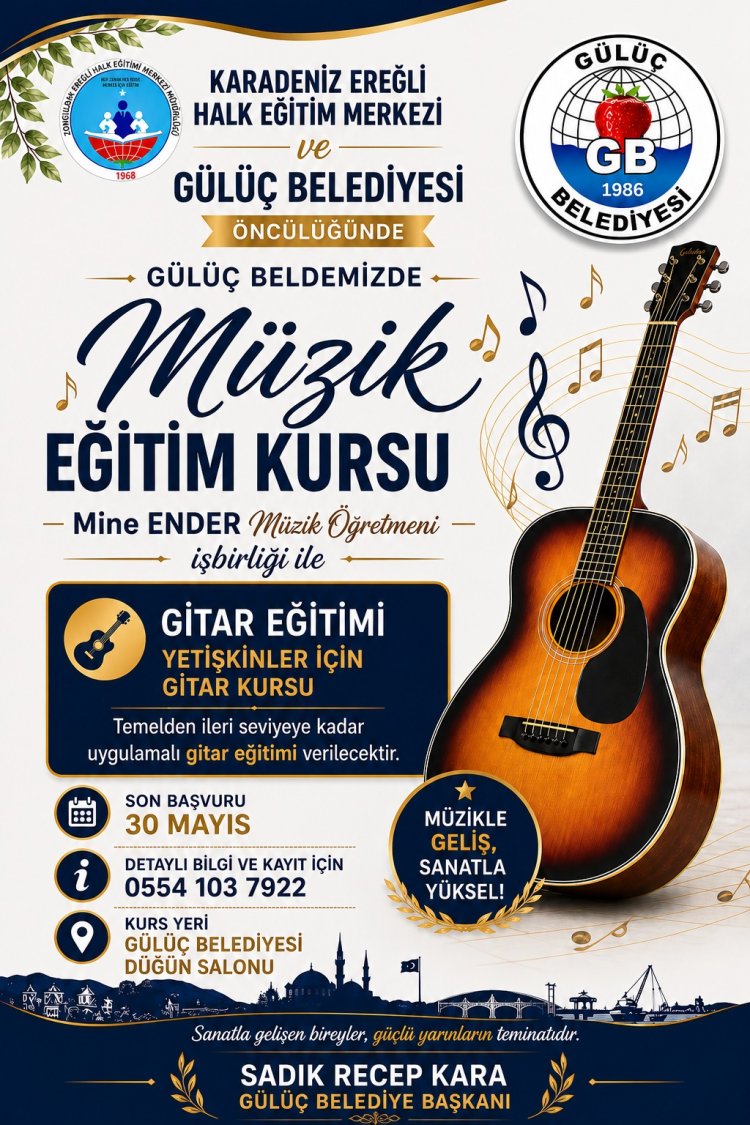 GÜLÜÇ’TE MÜZİK DOLU BİR YOLCULUK BAŞLIYOR!