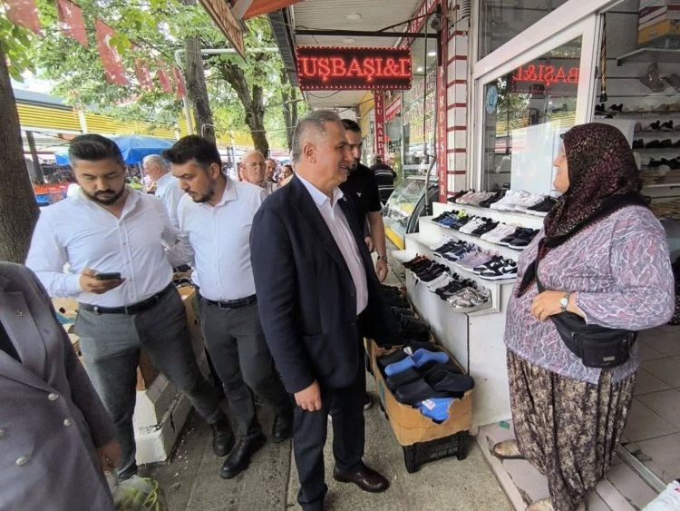 Kdz. Ereğli Kapalı Pazaryeri’nde Esnaf ve Hemşehrilerimizle Bir Aradayız