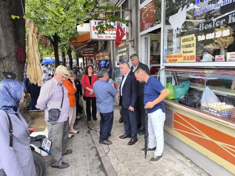 Kdz. Ereğli Kapalı Pazaryeri’nde Esnaf ve Hemşehrilerimizle Bir Aradayız
