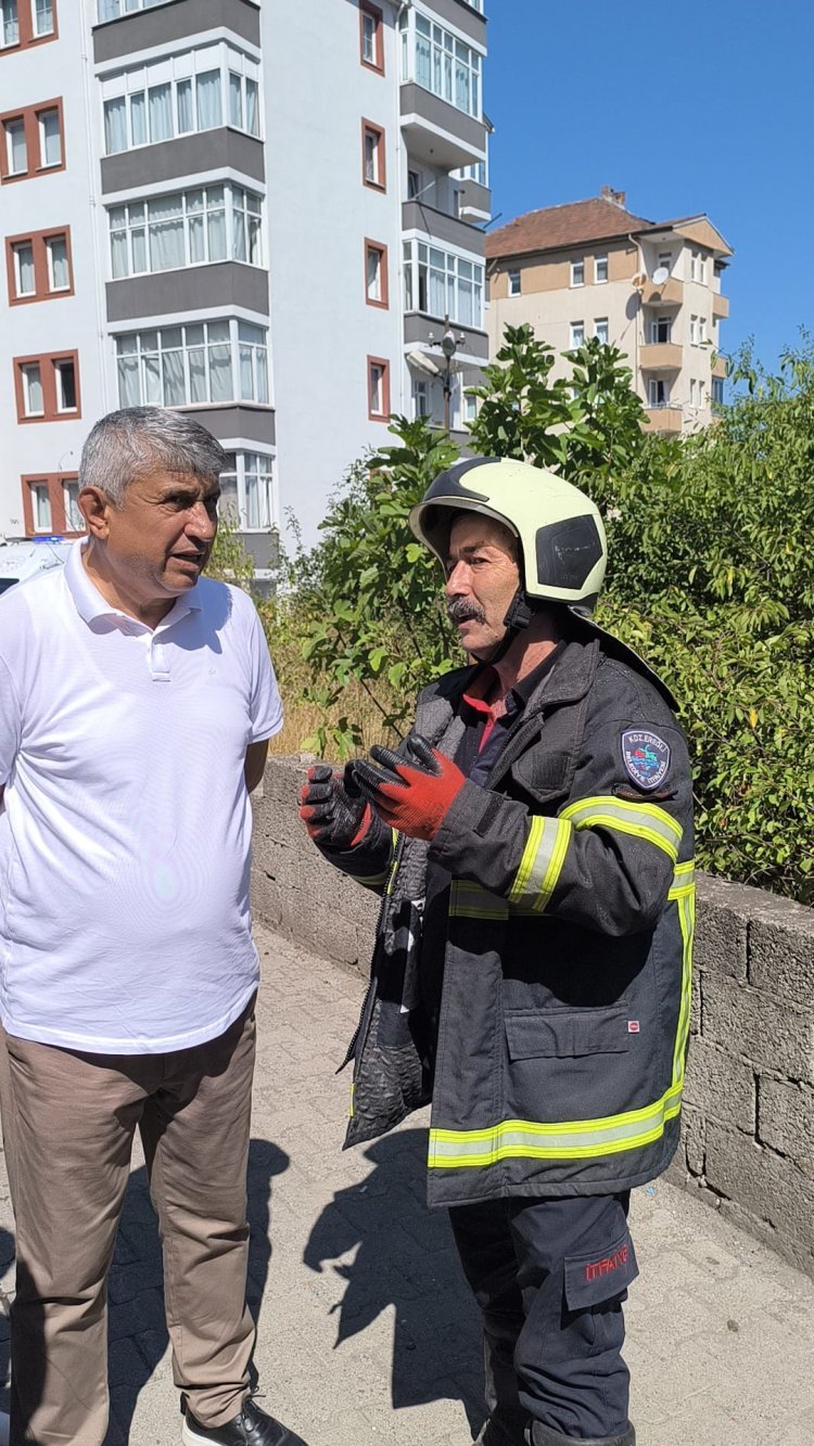 BEKYERİ MAHALLESİNDE YANGIN PANİĞİ!