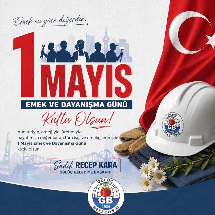 1 MAYIS EMEK VE DAYANIŞMA GÜNÜ KUTLU OLSUN...