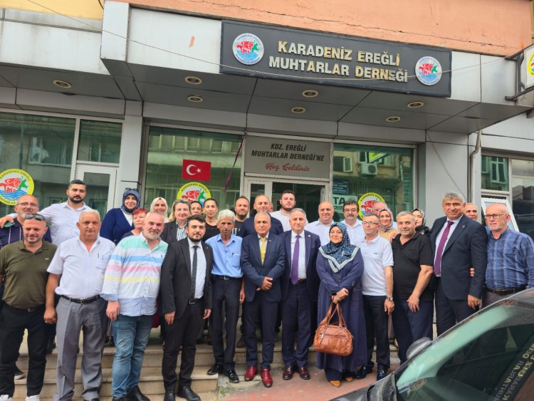 MUHTARLAR DERNEĞİNİ ZİYARETTE BULUNDUK
