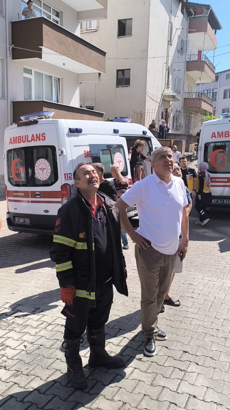 BEKYERİ MAHALLESİNDE YANGIN PANİĞİ!