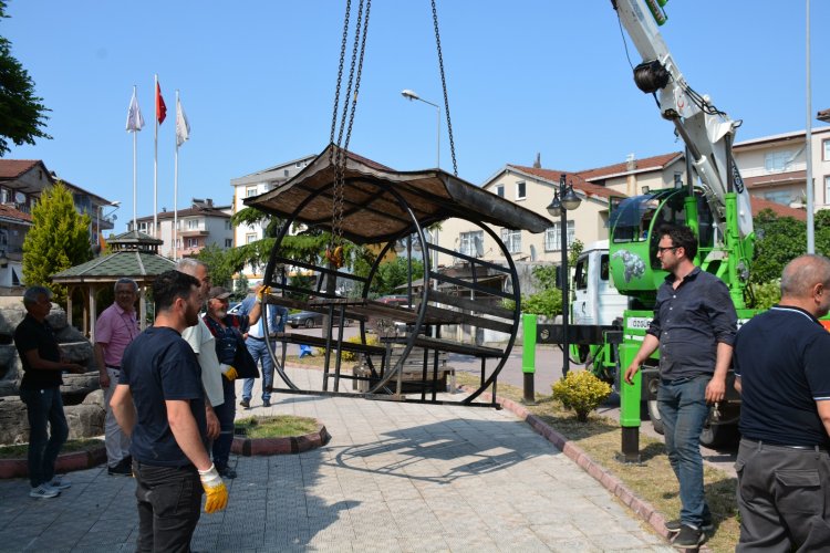 Gülüç Belediye Sadık Recep Kara Sahada İncelemelerde Bulundu