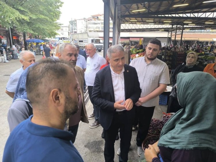 Kdz. Ereğli Kapalı Pazaryeri’nde Esnaf ve Hemşehrilerimizle Bir Aradayız