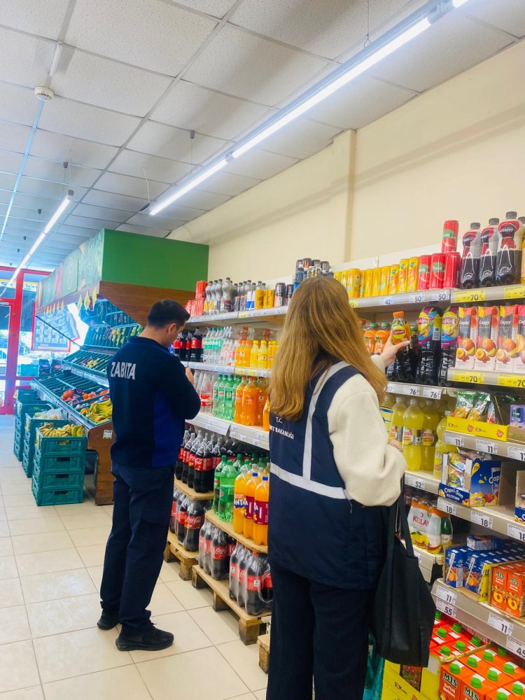 TİCARET BAKANLIĞI VE ZABITA MÜDÜRLÜĞÜ EKİPLERİMİZ DENETİMLERE DEVAM EDİYOR...