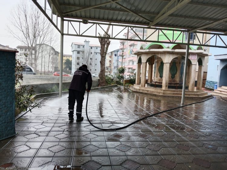 BELDEMİZDE TEMİZLİK ÇALIŞMALARI ARALIKSIZ OLARAK DEVAM EDİYOR...