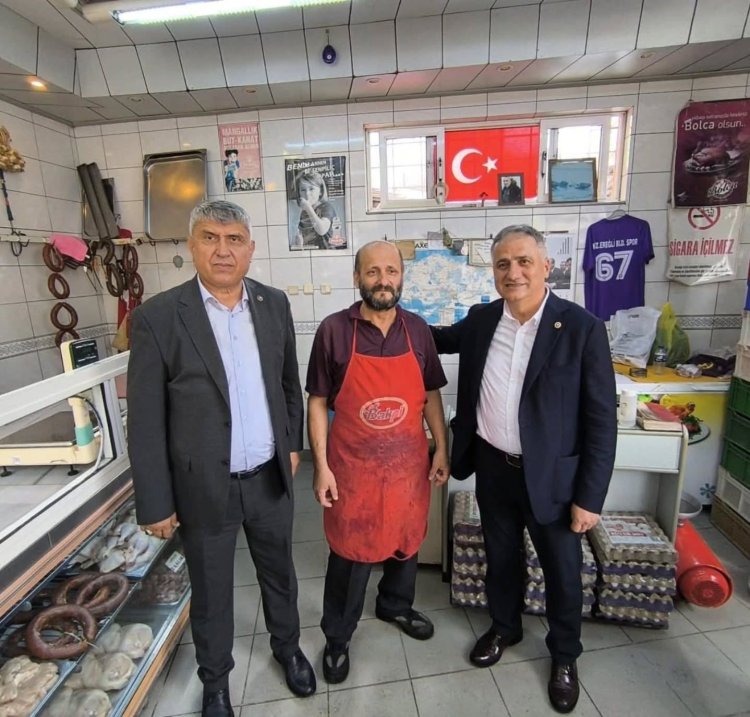 Kdz. Ereğli Kapalı Pazaryeri’nde Esnaf ve Hemşehrilerimizle Bir Aradayız