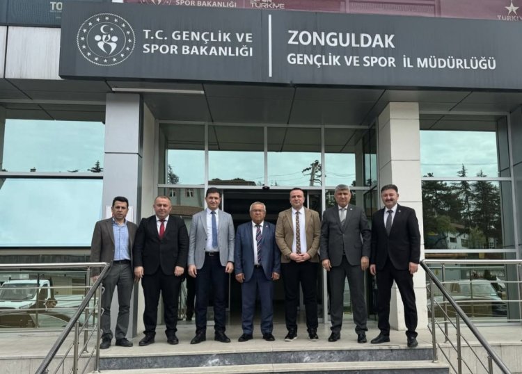 ZONGULDAK GENÇLİK SPOR İL MÜDÜRLÜĞÜNÜ ZİYARETTE BULUNDUK...