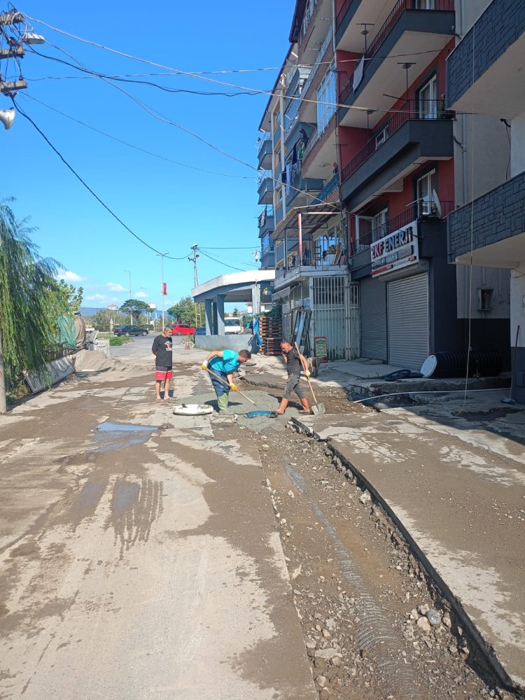 ÖRENCİK MAHALLESİNDE ALTYAPI SORUNU TARİH OLUYOR!