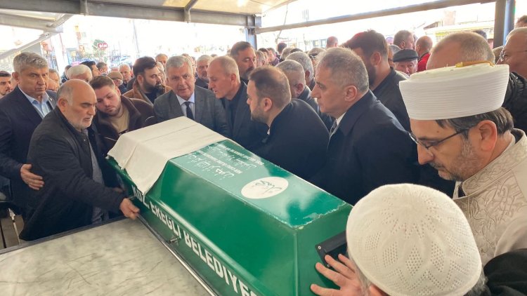 CENAZE MERASİMİNE KATILIM SAĞLADIK...