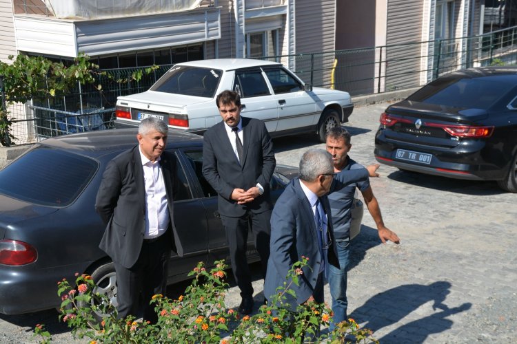 BELEDİYE BAŞKANIMIZ SADIK RECEP KARA SAHADA İNCELEMELERDE BULUNDU