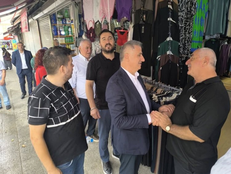 Kdz. Ereğli Kapalı Pazaryeri’nde Esnaf ve Hemşehrilerimizle Bir Aradayız
