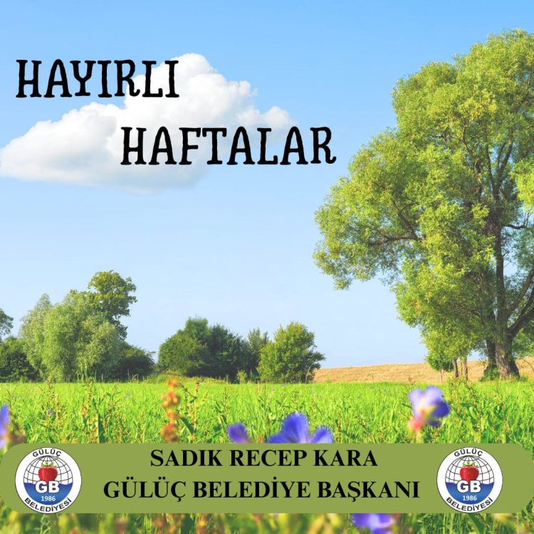HAYIRLI HAFTALAR !