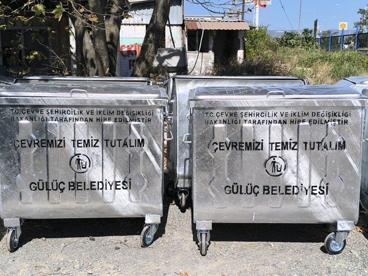 GÜLÜÇ BELEDİYESİ’NE 265 ADET YENİ ÇÖP KONTEYNERİ!