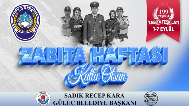 ZABITA HAFTASI KUTLU OLSUN