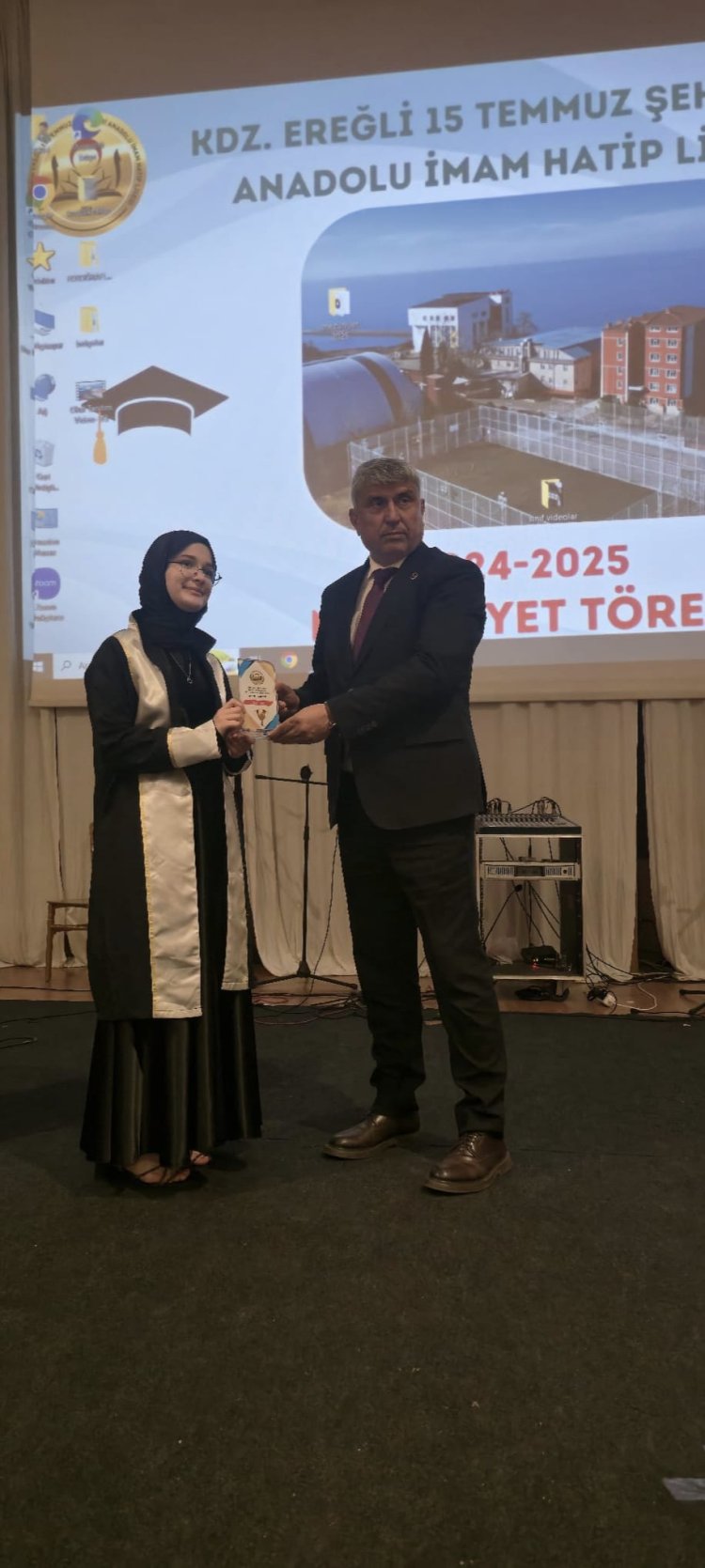 MEZUNİYET TÖRENİNE KATILIM SAĞLADIK....