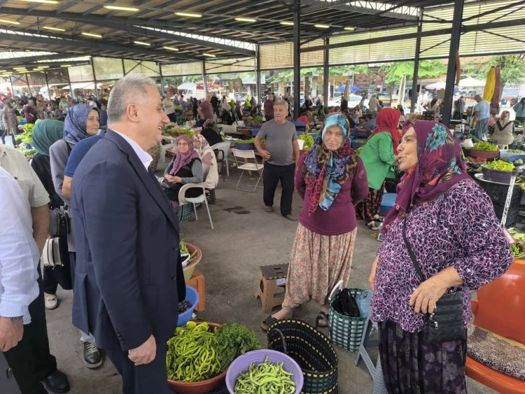 Kdz. Ereğli Kapalı Pazaryeri’nde Esnaf ve Hemşehrilerimizle Bir Aradayız