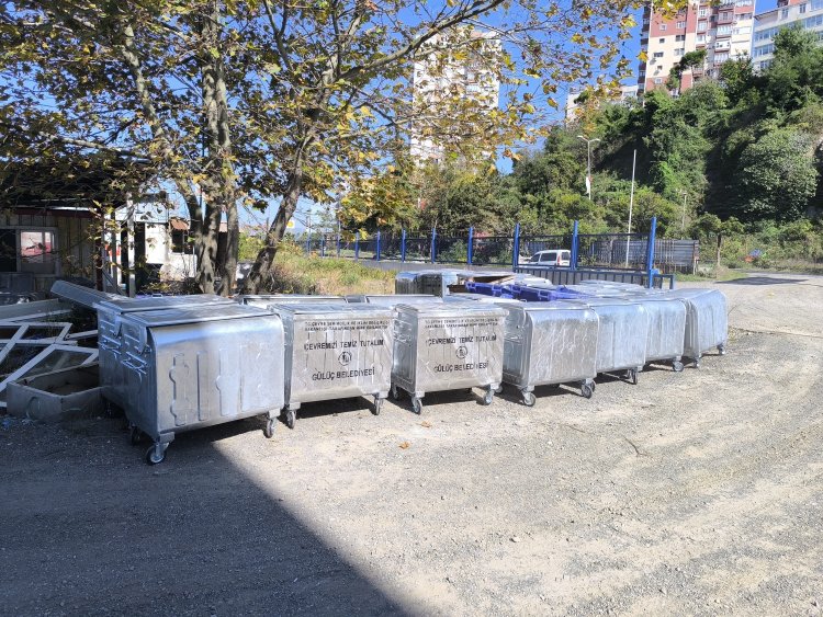 GÜLÜÇ BELEDİYESİ’NE 265 ADET YENİ ÇÖP KONTEYNERİ!