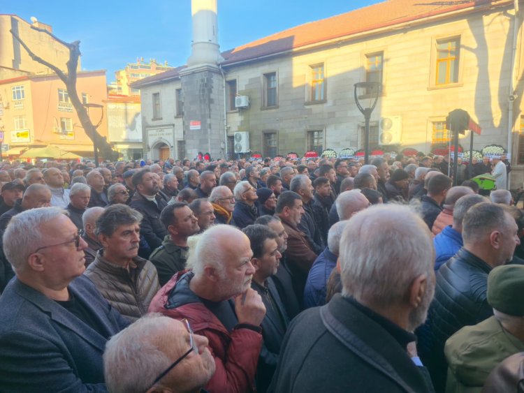 CENAZE MERASİMİNE KATILIM SAĞLADIK....