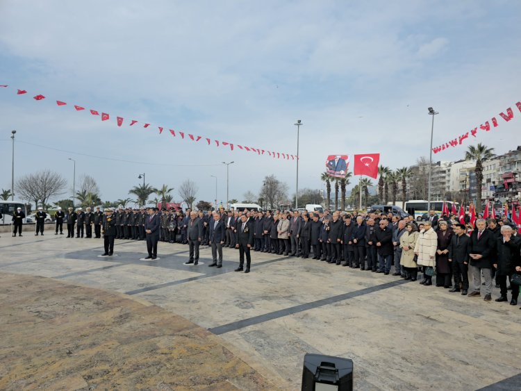 18 Mart Çanakkale Zaferi ve Şehitleri Anma Günü kapsamında Kdz. Ereğli Atatürk Anıtı önünde düzenlenen çelenk sunma törenine katılım sağladık.