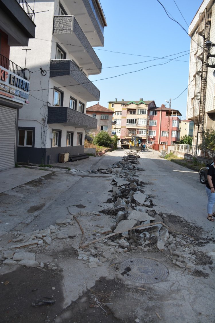 ÖRENCİK MAHALLESİ’NDE ALTYAPI YENİLENİYOR!