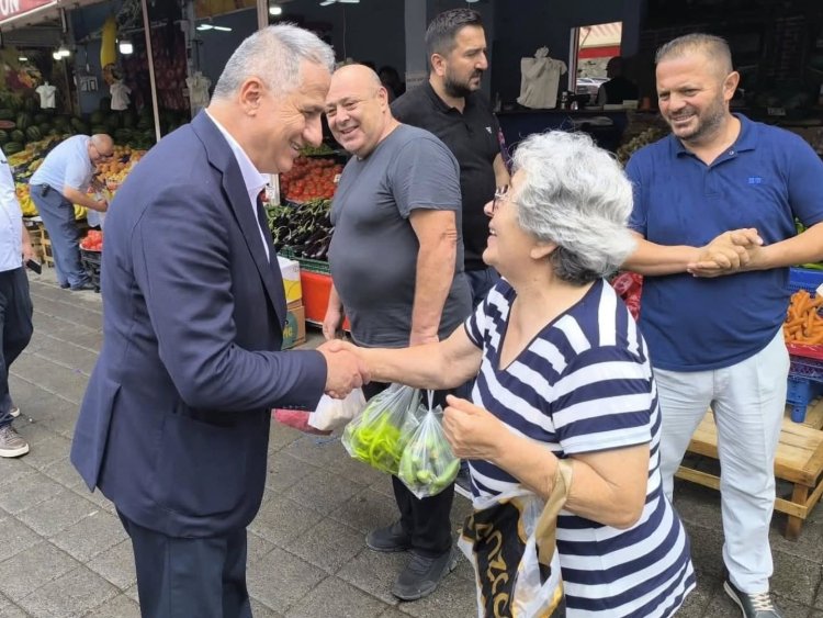 Kdz. Ereğli Kapalı Pazaryeri’nde Esnaf ve Hemşehrilerimizle Bir Aradayız