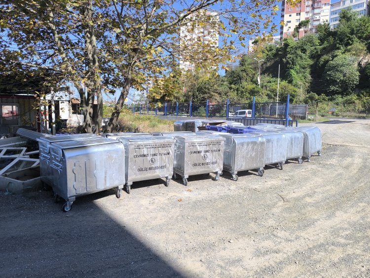 GÜLÜÇ BELEDİYESİ’NE 265 ADET YENİ ÇÖP KONTEYNERİ!