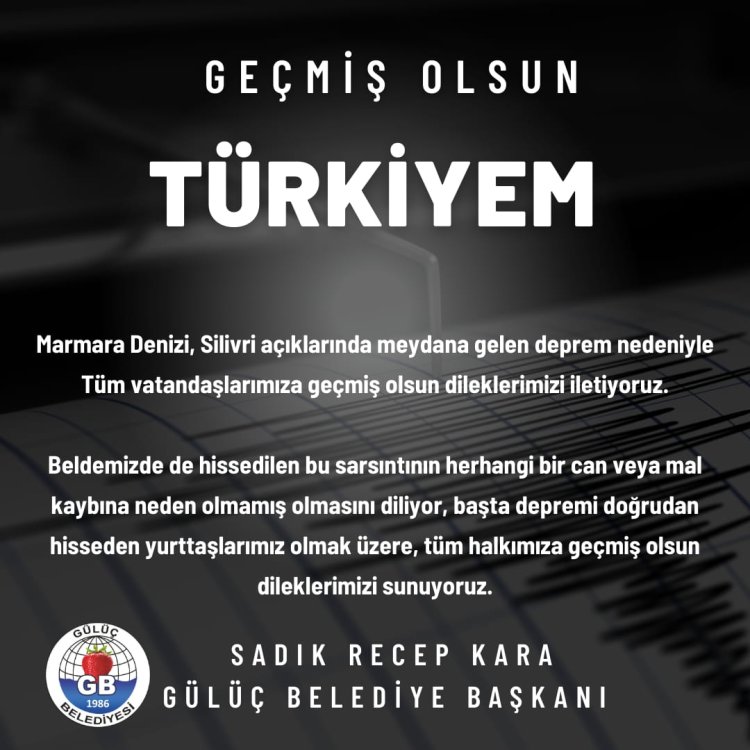 GEÇMİŞ OLSUN DİLEKLERİMİZİ İLETİYORUZ...